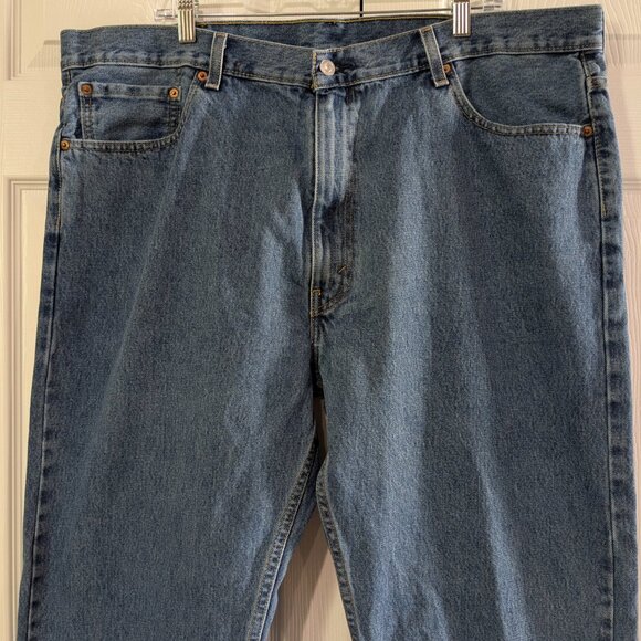 Levi Strauss & Co. Men's Denim Jeans 505 Classic Straight Leg Cotton W44 L30 - Picture 4 of 15
